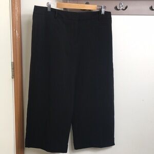 George Capri black soot stretch, back pockets, size 16